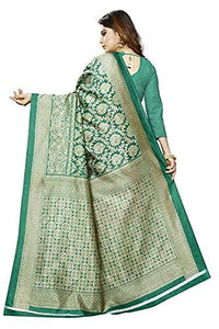 Amazon Brand - Anarva Soft Heavy & Cotton Silk Sarees for women, Beautiful saree free size with unstitched Blouse Piece