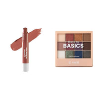 MARS Matte Super Stay Lipstick Waterproof Lipstick for Women (2.6 gm) (10-ROYALTY) 12 Shades Back to Basics Eyeshadow Palette with Free Applicator (14.4 gm) (Shade-01)