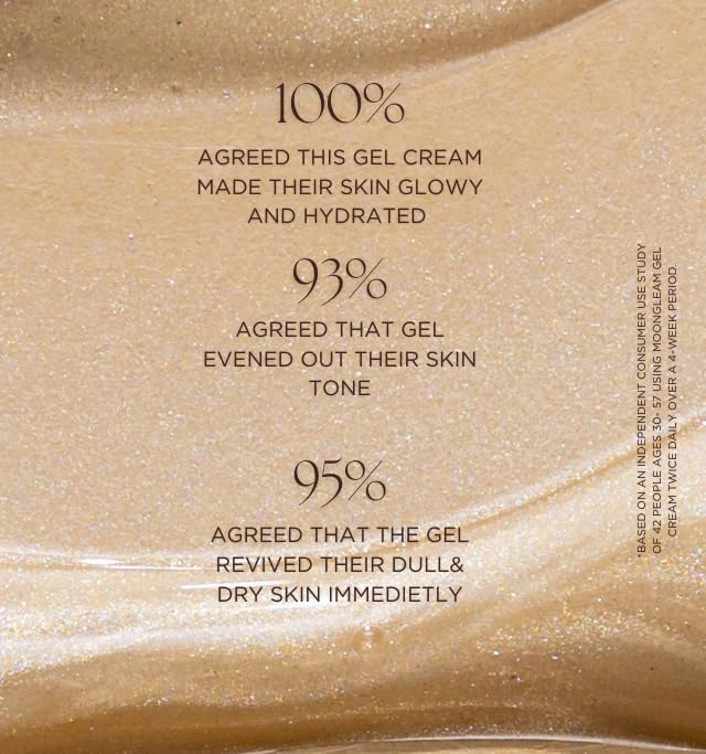 BiE Moongleam Gel - Illuminating Face Cream with Diamond, Silver Dust & Pearl Protein for Radiant Finish | Adds Subtle Shimmer, Hydrates, Glow Boosting Primer, Strobe Cream, Highlighter | All Skin Types | Unisex | 50gm