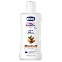 Chicco Baby Moments Body Lotion for Babies|Almond Milk & Murumuru Butter, 100ml|Quick Absorb Formula with Natural Ingredients for Ultra Soft Skin|Dermatologically Tested|Parabens & Phenoxyethanol Free