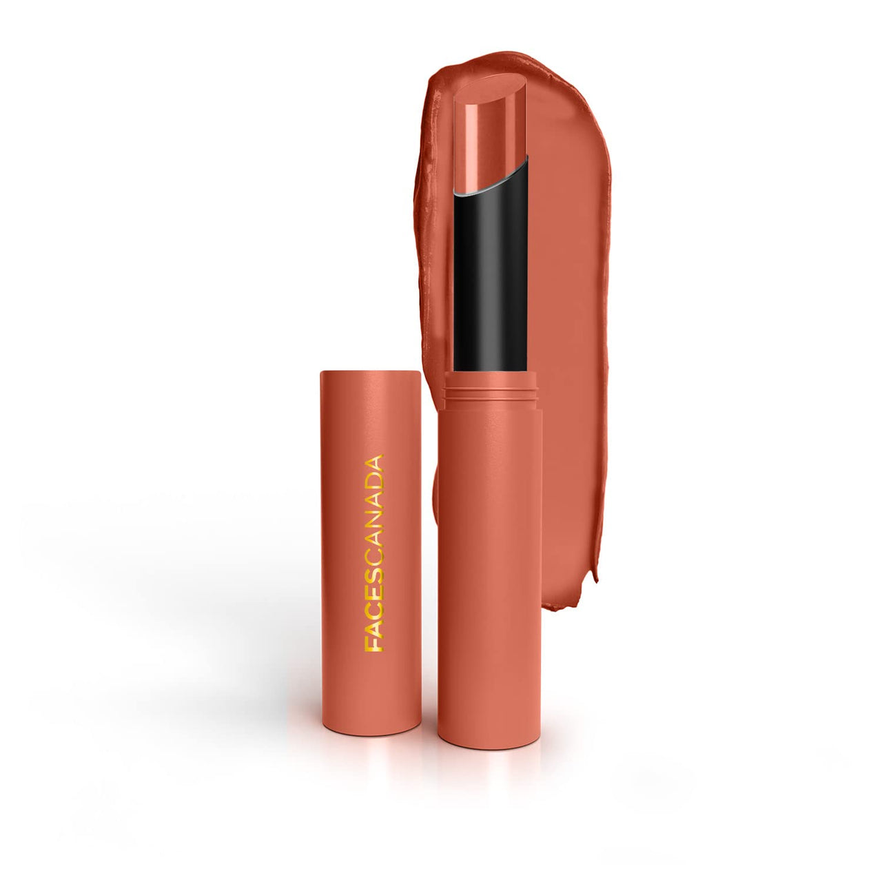 FACESCANADA Long Stay 3-In-1 Matte Lipstick - Sinful Peach 05, 2 Gm