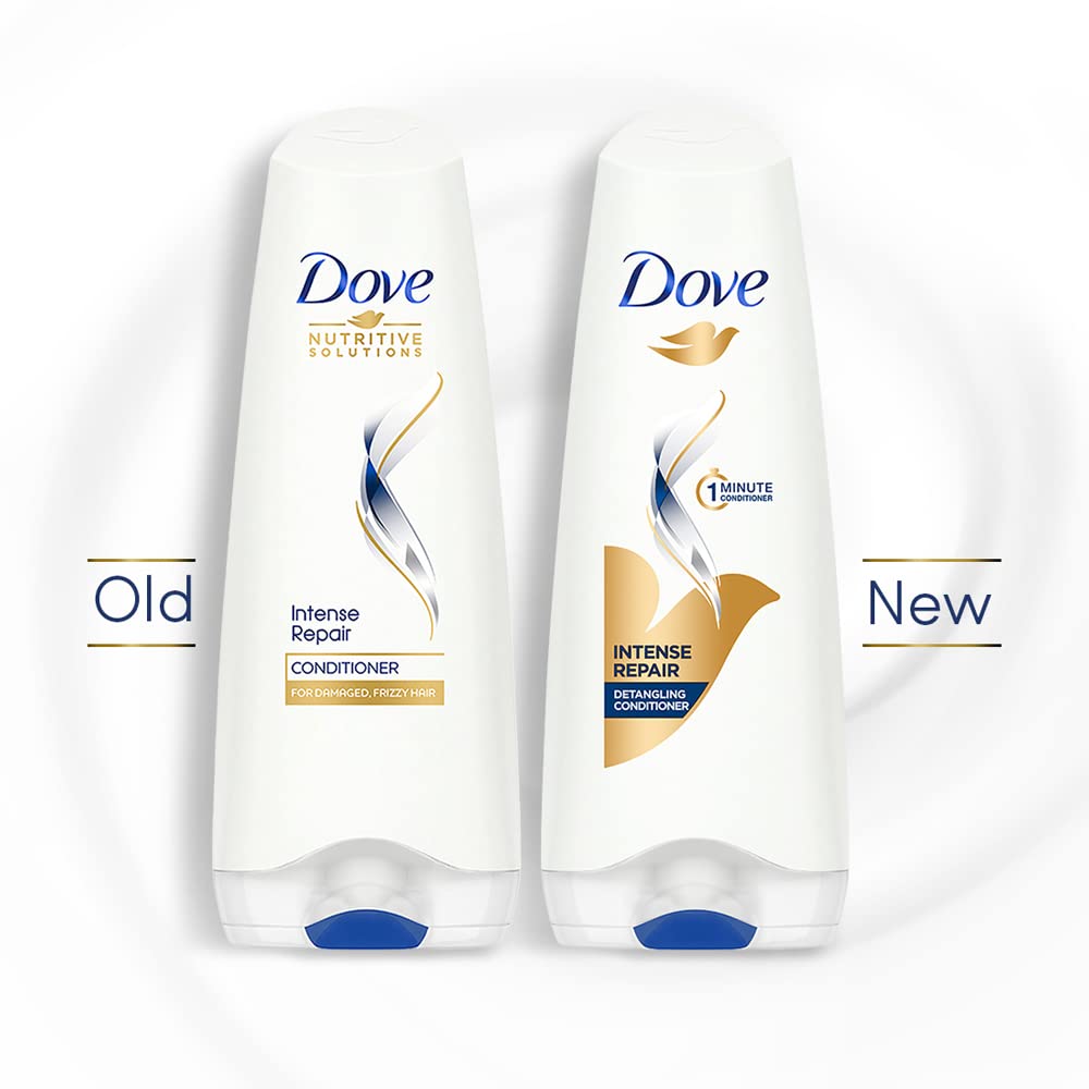 Dove Intense Repair Floral All Conditioner 175 Ml, With Keratin Actives To Smoothen Dry And Frizzy Hair - Deep Conditions Damaged Hair For Men & Women's (2 Count)