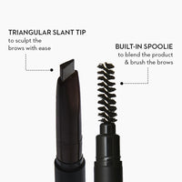 SUGAR Cosmetics Arch Arrival Brow Definer | Brow Pencil with Spoolie | Lasts Upto 12hrs | Pigmented Eyebrow Pencil |Long Lasting & Natural Finish | 3.5gm | Jerry Brown