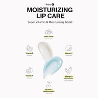 UNLEASHIA Glacier Vegan Lip Balm |Glitter|Moisturizing|Vitamins|Shea Butter|Glossy|Lip Base #No.2 Blue Lagoon (No.2 Blue Lagoon), 1 Count