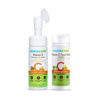 Mamaearth Vitamin C Skin Radiance Combo (Pack of Vitamin C Face Wash 150ml + Vitamin Face Toner 200ml)