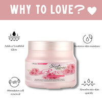 Skin Secrets Rose Massage Cream with Rose Essential Oil| Paraben Free, Cruelty Free & vegan (500gm)