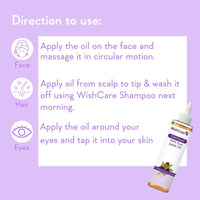 WishCare Pure Cold Pressed Natural Unrefined Jojoba Oil - Moisturizer For Skin, Hair and Nails, 100 ml