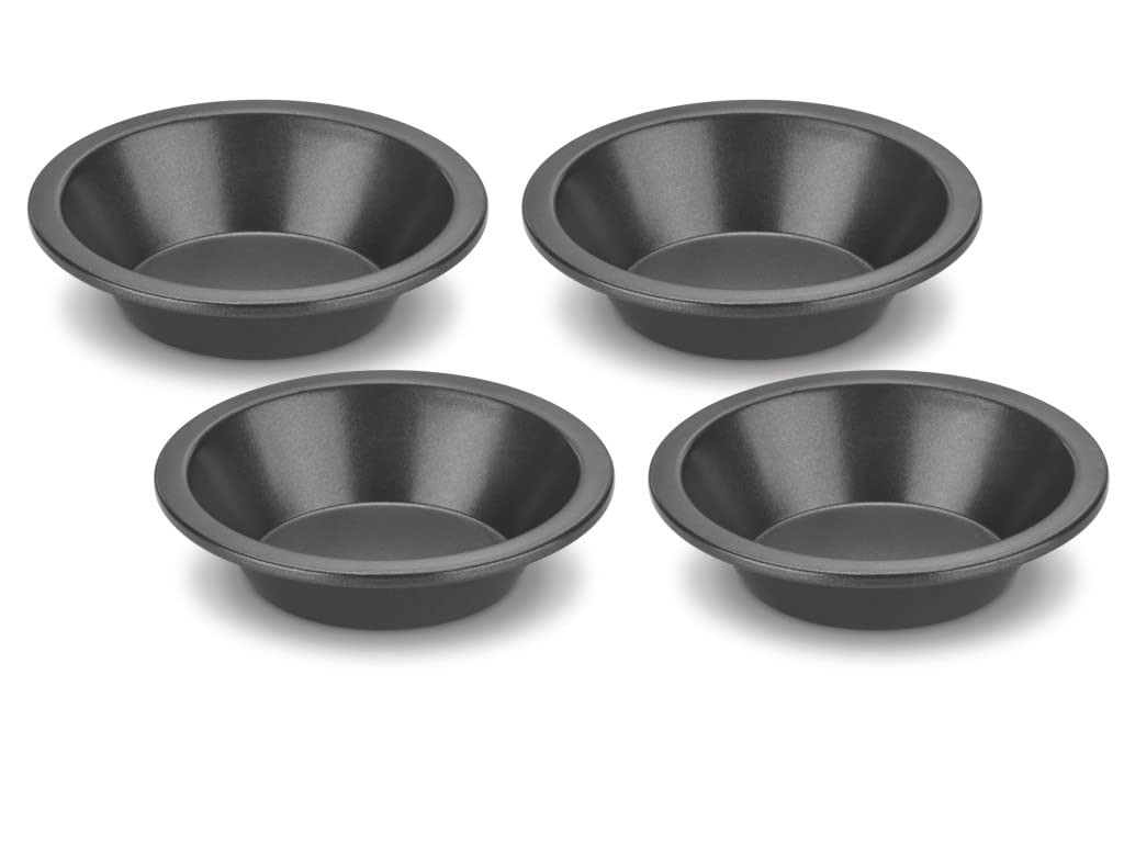 Cuisinart 4 Piece Round Dish Set, Mini, Steel Gray