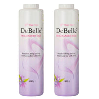 DeBelle Fragranced Face and Body Talc Combo Of 2 (400G Each) | Lavender Talcum Face Powder for men & Women
