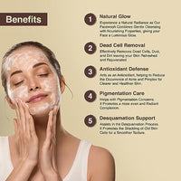 GLAMACIOUS Deep Pore Vitamin C Foaming Face Cleanser with Brush (100ml) | Anti-Acne & Pigmentation Control | Purifies, Detoxifies & Nourishes Skin | Sebum Control with Licorice & Niacinamide