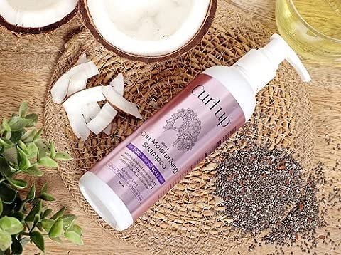 Curl Up Moisturising Curly Hair Shampoo - For Dry, Frizzy, Wavy & Curly Hair - Sulphate, Paraben And Silicone Free - 200 ML
