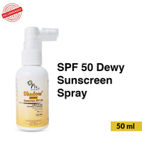 FIXDERMA Shadow Dewy Sunscreen Spf 50 Spray Pa+++, Prevents Tanning, Vitamin C Sunscreen And Niacinamide Sunscreen, Sun Screen Protector Spf 50, Pa+++ For Uva & Uvb Protection - 50Ml - All