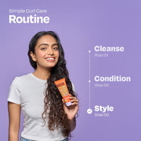 Manetain Curl Cream 100ml for Curly & Wavy Hair | Hydrating, Frizz Control, Curl Definition & Soft Hold | Sulfate-Free, Paraben-Free, Vegan Hair Cream