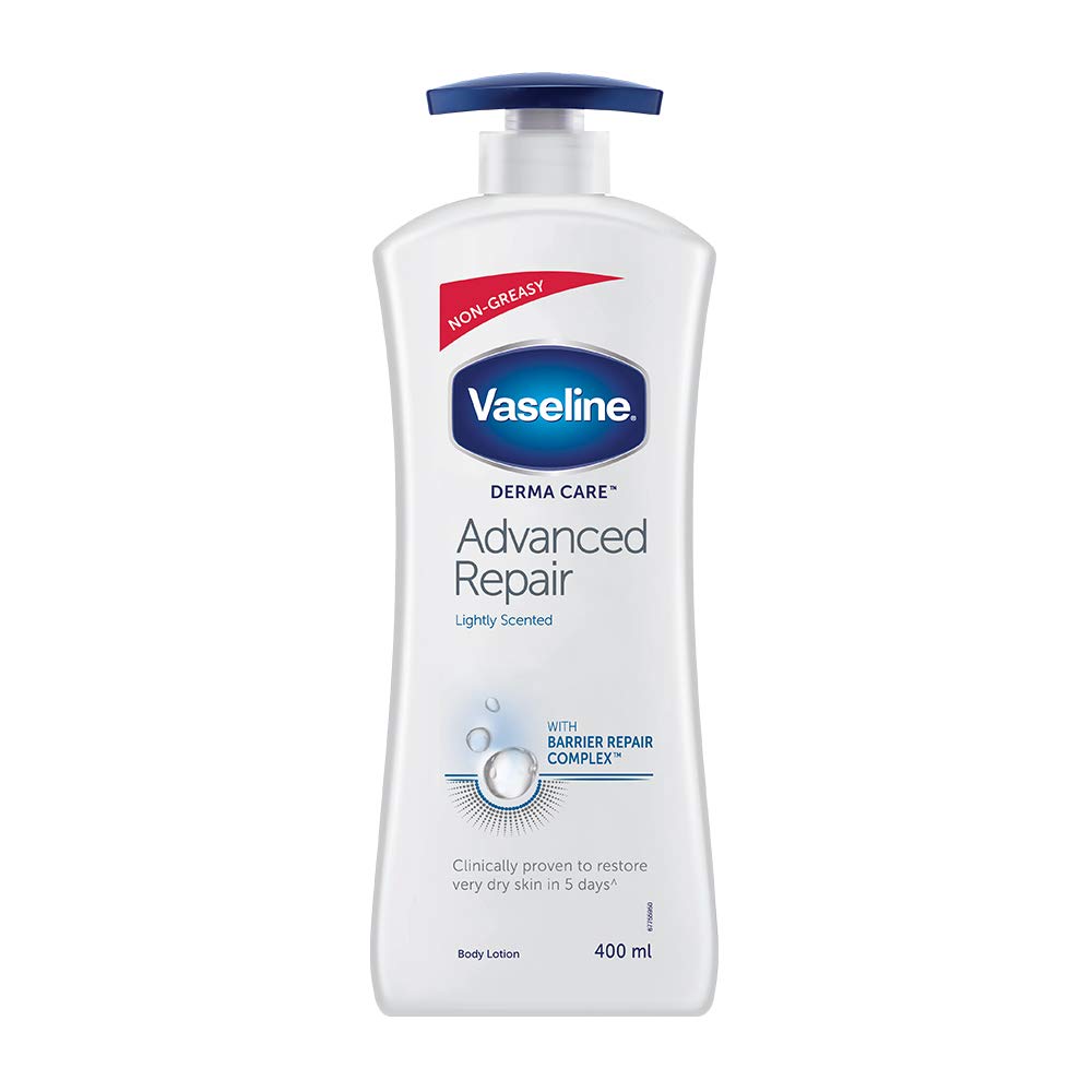 Vaseline Derma Care Advanced Repair Body Lotion 400 ml & Vaseline Intensive Care Deep Moisture Nourishing Body Lotion 400 ml