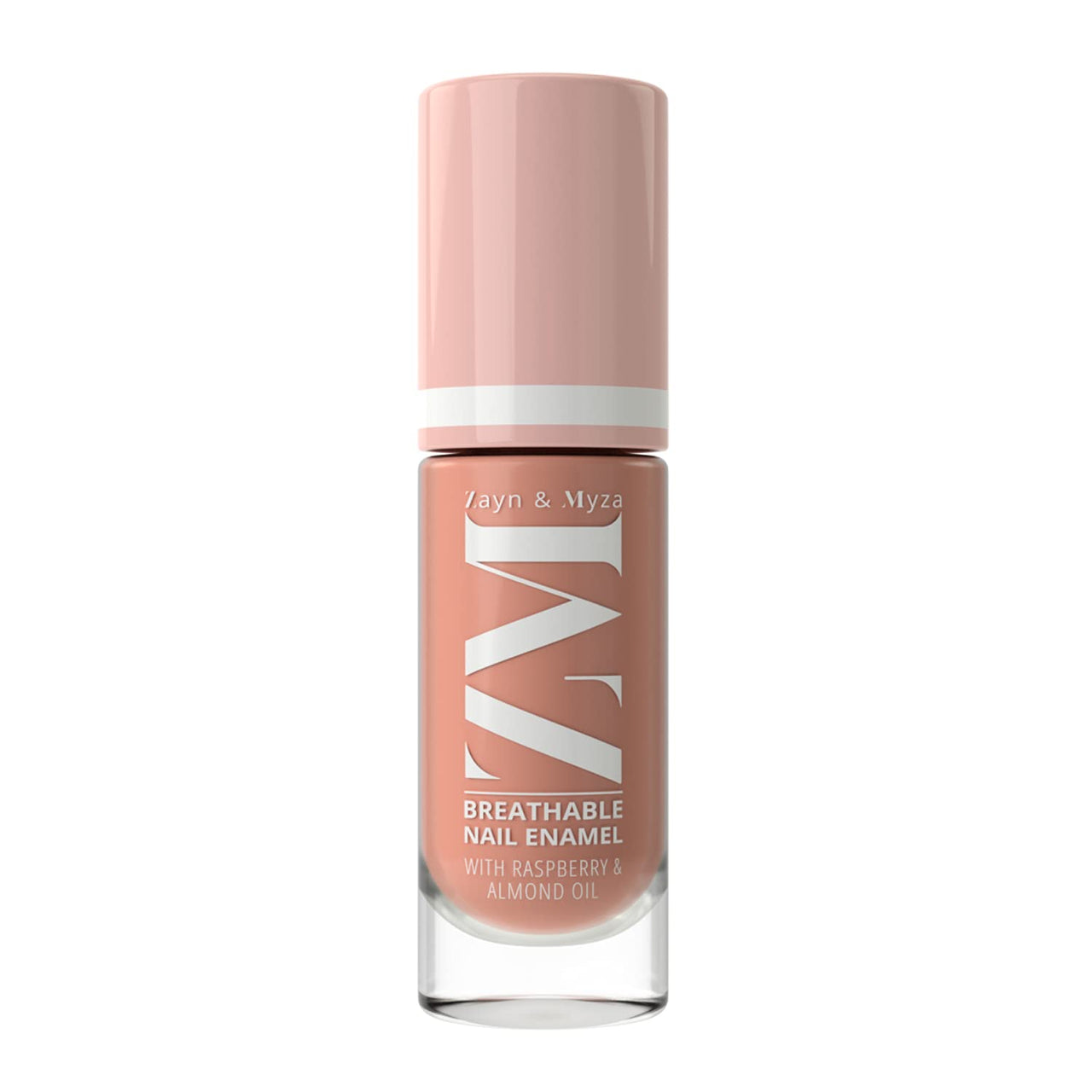 ZM Zayn & Myza Breathable Nail Enamel - Coffee Cream | Smooth Application | Quick-Drying I Longlasting I Chip-Defiant I Water Permeable | Glossy Finish | 100% Vegan, 6 ml