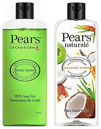 Pears Oil Clear And Glow Shower Gel, 250Ml & Naturale Nourishing Coconut Water Bodywash, 250 Ml