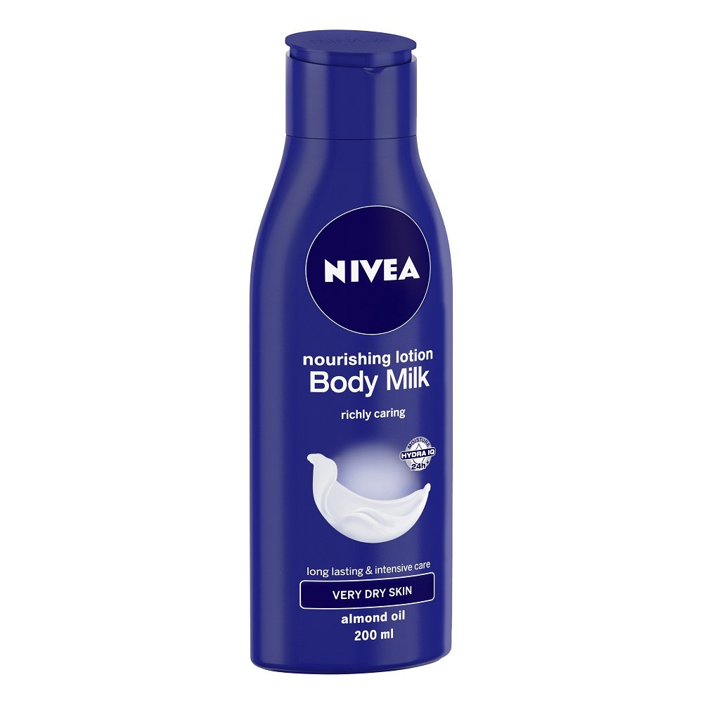 Nivea Nourishing Lotion Body Milk for 48H Moisturization, 200ml