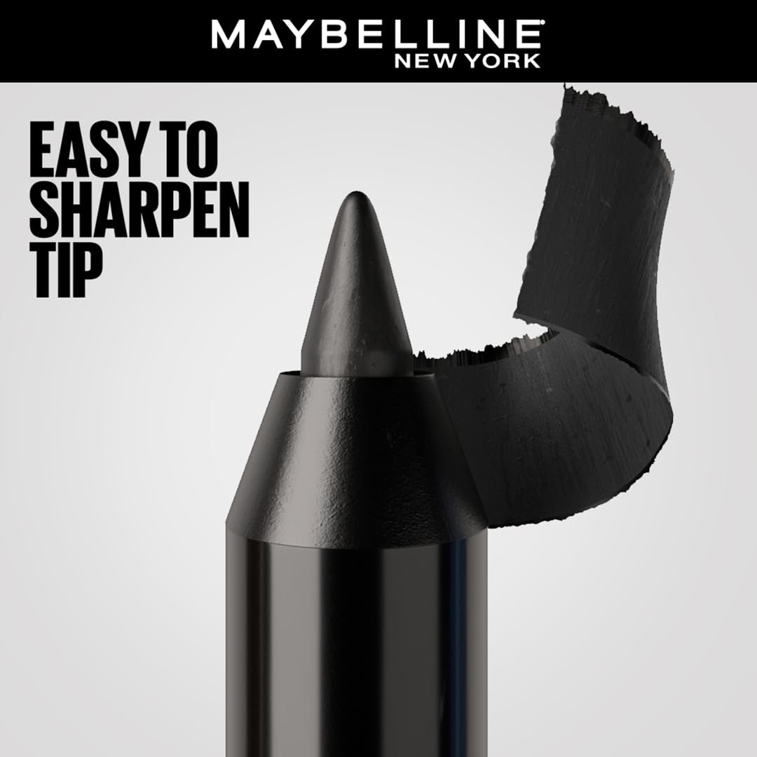 Maybelline New York Tattoo Studio Gel Eyeliner Kajal Color Pencil - Striking Navy Blue, Metallic & Matte Looks That Last Up To 36 Hours, Maybelline Water-proof & Smudge Resistant Eyeliner
