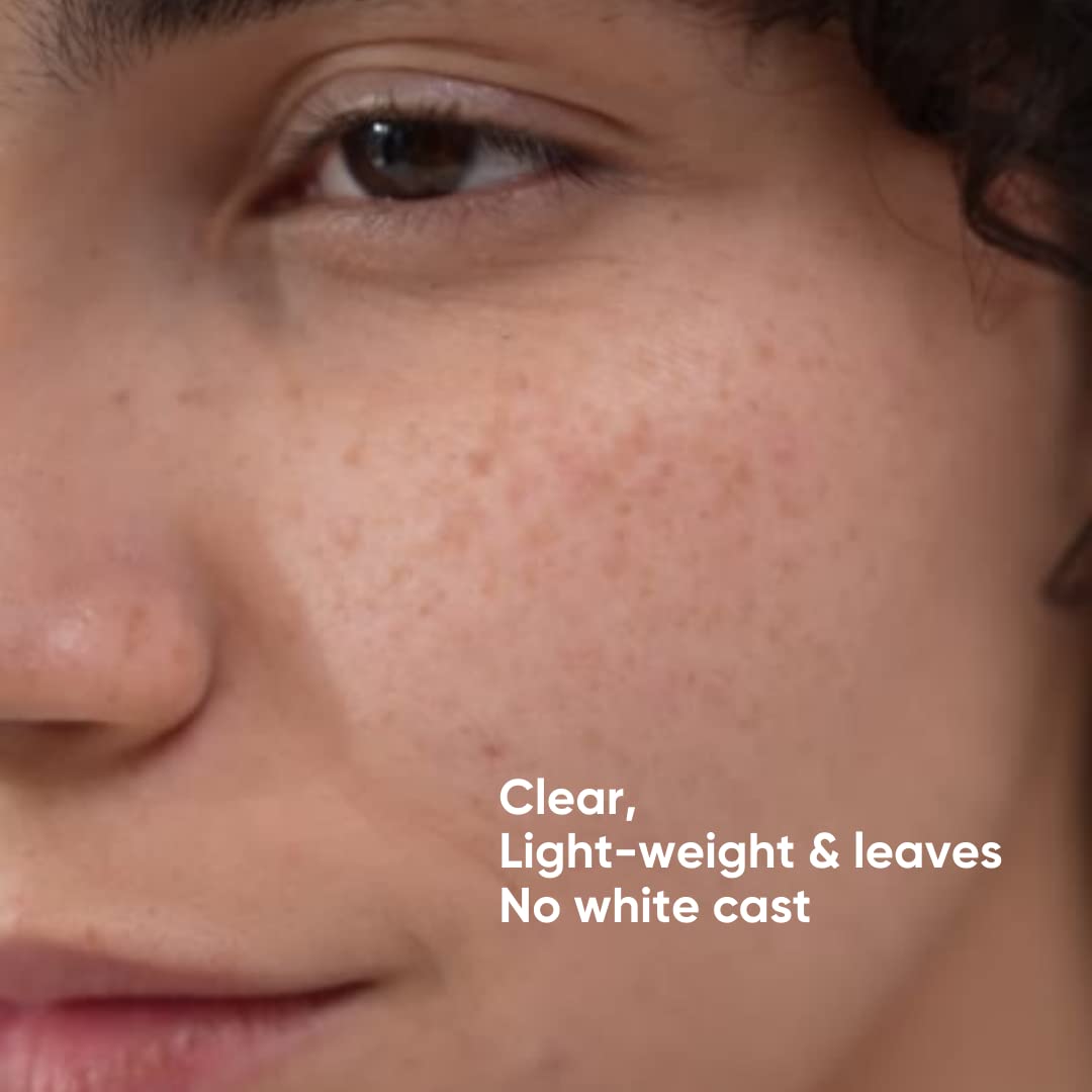 Minimalist UV Protection Invisible Sunscreen SPF 40 PA+++ for Oily Skin | | Ultra Light Sunscreen Gel with Matte Finish | Clinically Tested in USA (In-Vivo) | No White Cast | Sweat Resistant, Water Resistant | For Women & Men | 50 gm