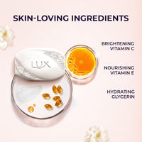 Lux Velvet Glow Jasmine & Vitamin E For Glowing Skin Beauty Soap Mega Pack 3X150 g