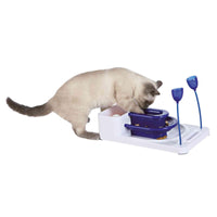 TRIXIE Cat Activity Fantasy Board, Strategy Game for Mental Stimulation, Interactive Play for Cats, Treat Dispenser, Cat Toy for All Breeds 8.25 x 13.25