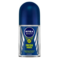 NIVEA Men Deodorant Roll On, Fresh Power, 50ml & NIVEA Men Deodorant Roll On, Protect & Care, 50ml