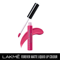 Lakmé Forever Matte Liquid Lip Colour, Red Revival, 5.6 ml & Lakmé Forever Matte Liquid Lip Colour, Pink Prom, 5.6ml