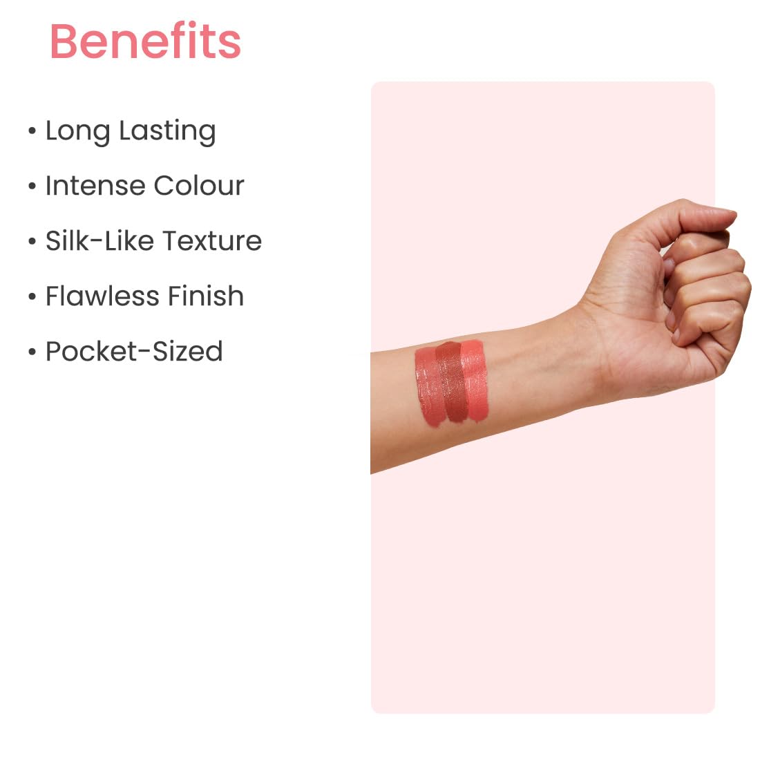 Earth Rhythm Silk Set Go 3-in-1 Lip & Cheek Tint, Long Lasting Flawless Finish, Super Hydrating, Travel Friendly (Satin Nude)