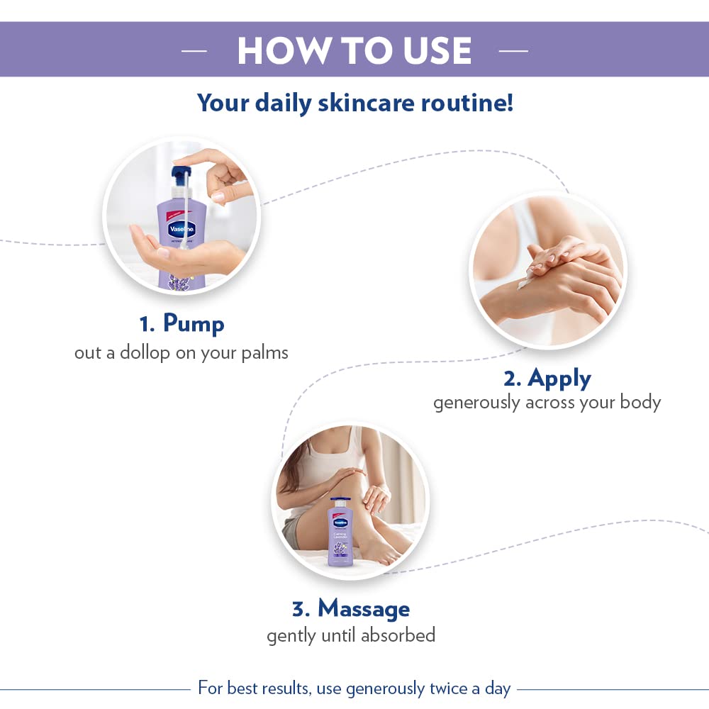 Vaseline Calming Lavender Body Lotion 400 ml