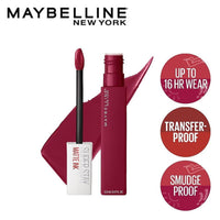 Maybelline New York Liquid Matte Lipstick, Long Lasting, 16hr Wear, Superstay Matte Ink, Founder, 5ml