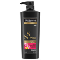 TRESemme Smooth & Shine Shampoo 580 ml, with Biotin & Silk Proteins for Silky Smooth Hair, Moisturises Dry & Frizzy Hair, Mild Shampoo for Women & Men & TRESemme Keratin Smooth Conditioner 335 ml