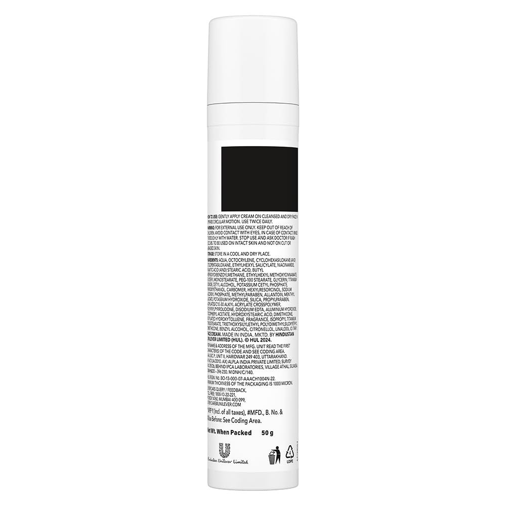 Novology Pigmentation Reduction Moisturiser for Dark Spots, Acne Marks and Uneven Skin Tone with Niacinamide| Suitable for All Skin Types| 50g