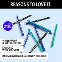 Blue Heaven 2x Intense Kajal Pencil - True Blue, Matte Finish, Waterproof and Smudge Proof Kajal, 0.30gm (Pack of 2)