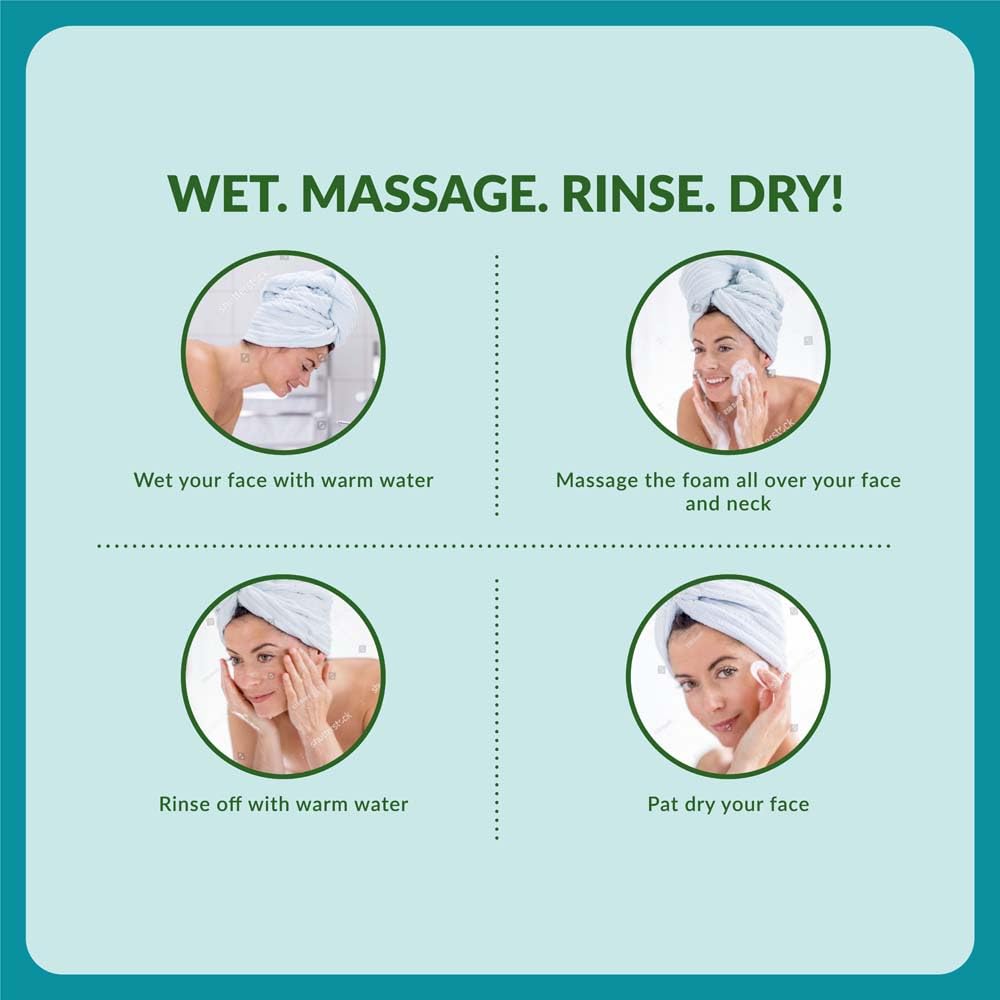 Olivia Clarifying Face Cleansing Foam With Bergamot For Deep Cleansing, Mild Exfoliator & Cleansing Foam For Daily Use, Helps In Glowing Skin, Face Wash Men And Women - 150Ml