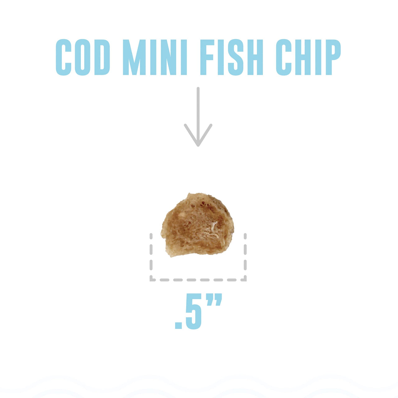 Icelandic+ Mini Cod Fish Chips Training Dog Treat 2.5-oz Bag
