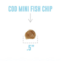 Icelandic+ Mini Cod Fish Chips Training Dog Treat 2.5-oz Bag