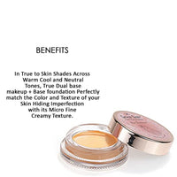 Seven Seas Mousse Foundation & Concealer - Lightweight, Full Coverage Matte Finish with SPF - Long Lasting Foundation for Face Makeup (Natural Beige)