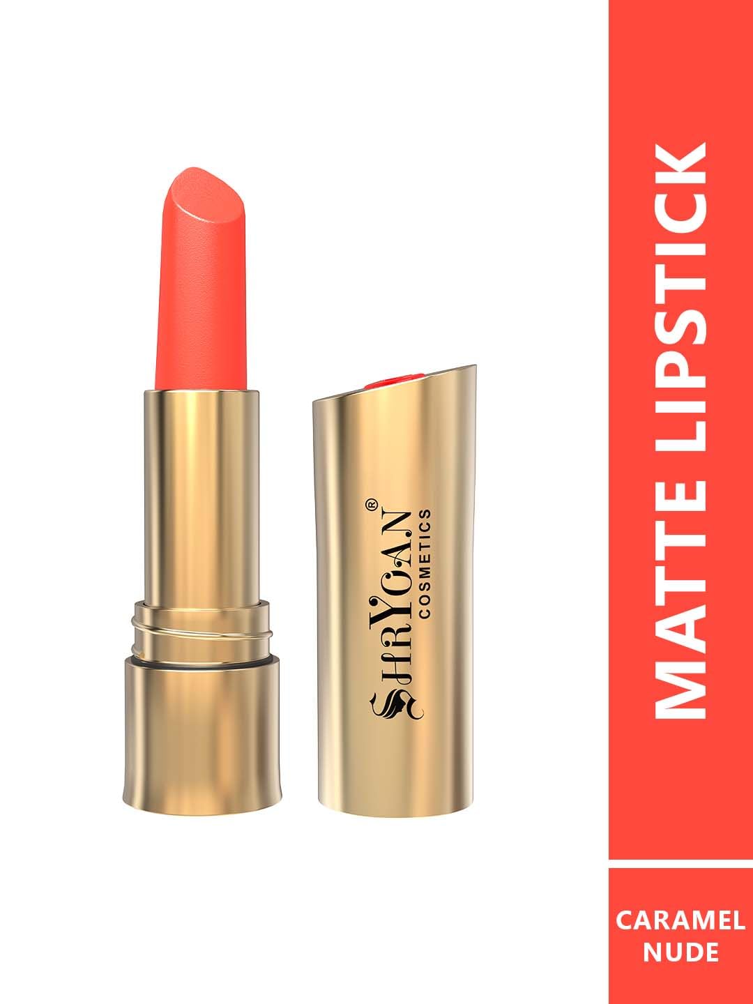 Shryoan Women's Long Lasting Non-Transfer Matte Lipstick| Smudge & Waterproof Lipstick With 24 Hr Stay (Shade 15)
