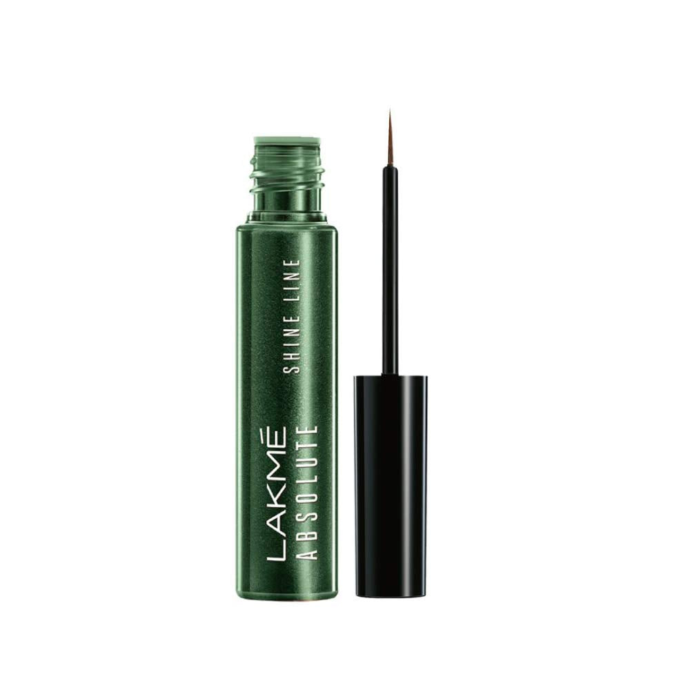 Lakmé © Insta Metallic Eye Liner, Blue, 9 Ml And Absolute Shine Line Liquid Eye Liner, Sparkling Olive, 4.5 Ml