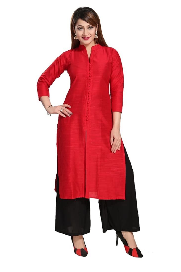 DREAM & DZIRE Women's  Silk Straight Kurti for All