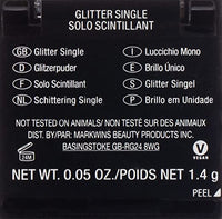 Wet n Wild, Color Icon Glitter Single Eyeshadow, Shiny Single Eyeshadow with Hydrating Formula and Silky Texture, Professional Glitter for Makeup, Brass Shimmery Finish