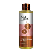 Just Herbs Ayurvedic Anti-Dandruff Shampoo For Strong & Bouncy Hair For Men & Women- Sls & Paraben Free- 200 ml