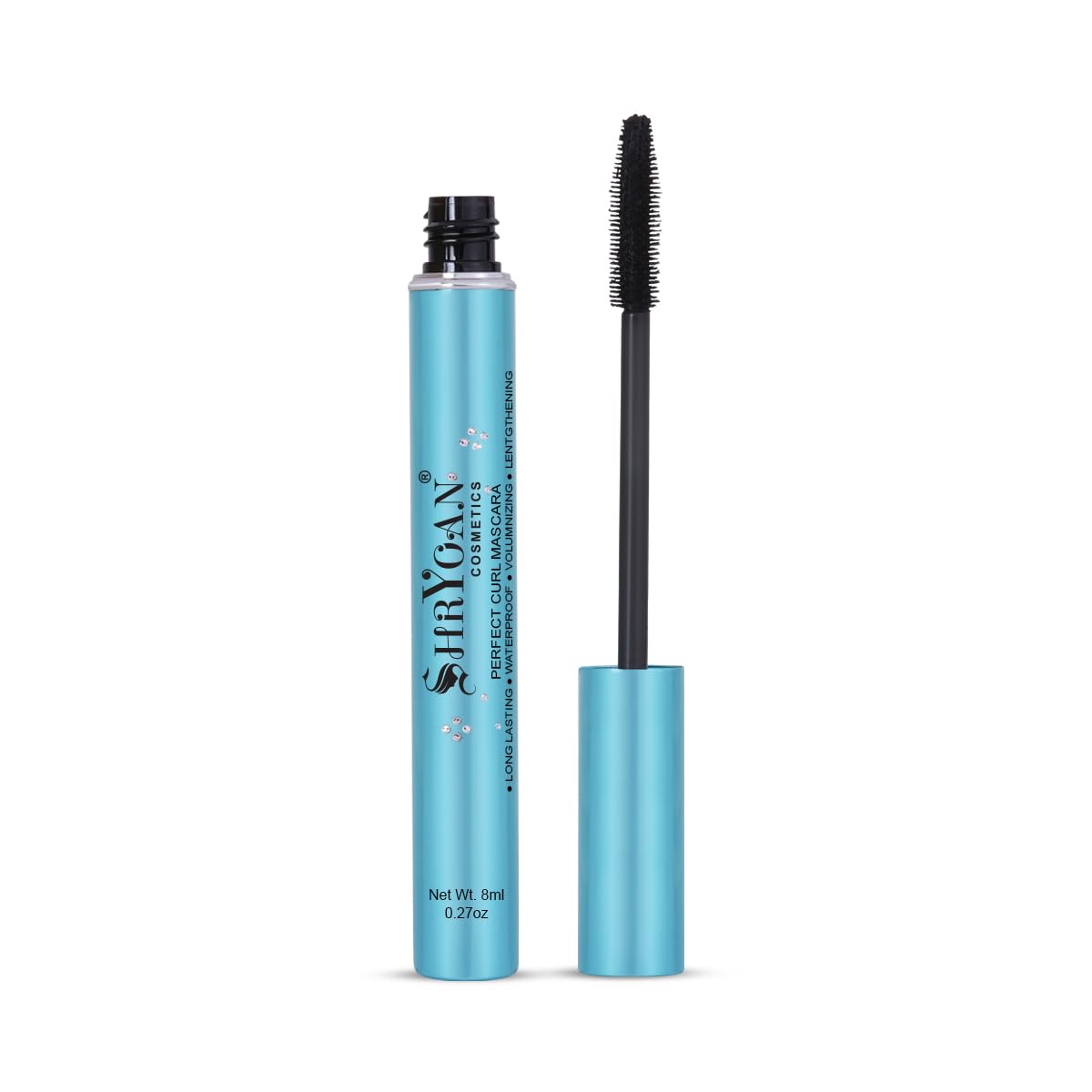 Shryoan Cool as Ice !!! Mascara | Long Lasting with Easy Application, Waterproof & Smudge Proof and Matte Finish with Volume Lashes Mascara (8ml) (Black)