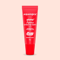 Aqualogica Plump+ Luscious Tinted Lip Balm for Men & Women - Lip Mask for Dry, Dark & Pigmented Lips with Watermelon & Hyaluronic Acid -10g (Crimson Candy)