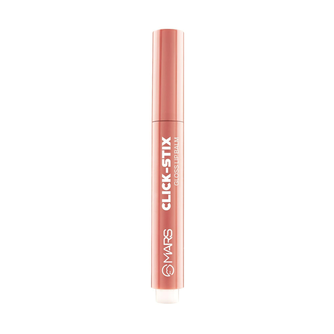 MARS Click Stix Gloss Lip Balm (2.0 gm) (07-GLAZED PEACH) | High Pigmented | Ultra-Glossy Finish | Non-Sticky | Hydration | Enriched with Cocoa Butter