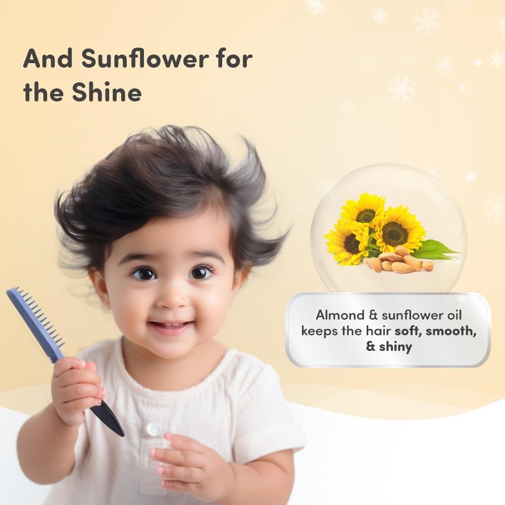 Mylo Baby Hair Oil 100 ml | Dermatologically Tested & Made Safe Certified | Promotes Hair Growth | Soothes dry scalp