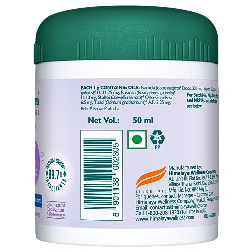 Himalaya Soothing Baby Rub (50ml) | with Eucalyptus Oil | Releives Nasal Congestion & helps easy breathing