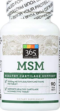 365 Everyday Value, MSM 1000mg, 90 ct