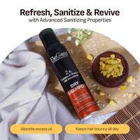 Eleganz Dry Shampoo, 100% Natural, Rice Starch, 200ml, All Hair Types