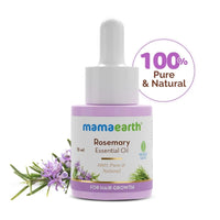 Mamaearth Rosemary Essential Oil for Hair Growth - 15 ml | 100% Pure & Natural | Undiluted | For Hair Fall Control & Hair Strengthening